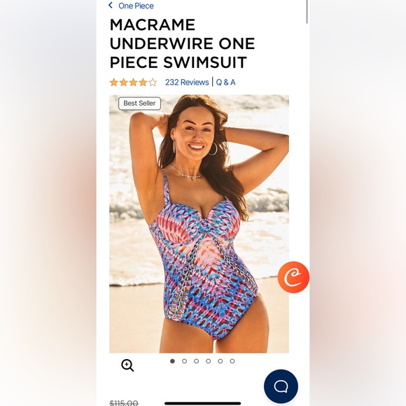 BATHING SUIT- one piece - Picture 9 of 9